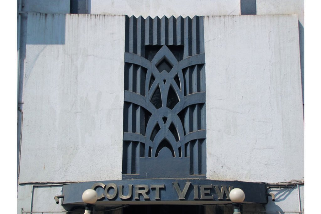 Figure 8: 'Frozen Fountain' motif on Court View, Oval Maidan